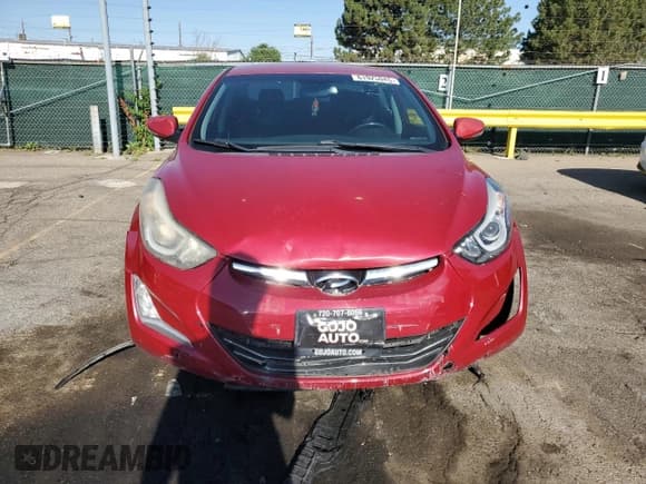 ✅ 2015 Hyundai Elantra Limited • VIN: KMHDH4AE2FU303905 • Lot: 61925045. Listed on Copart with 99,261 mi. Free auction sales archive from the USA and detailed vehicle history report at DreamBid. Image 5.