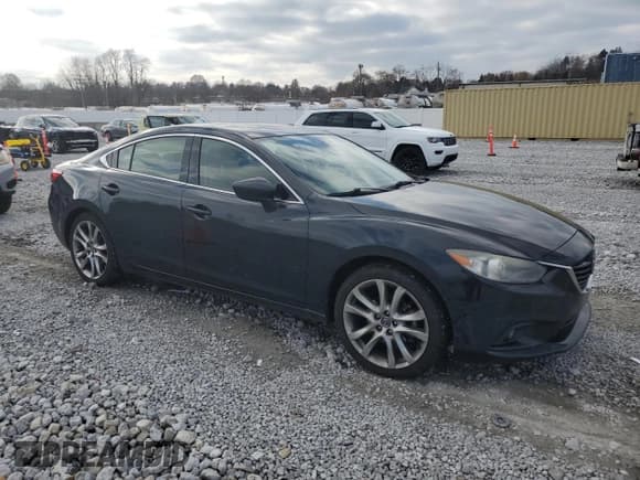 ✅ 2014 Mazda 6 i Grand Touring • VIN: JM1GJ1W69E1156553 • Lot: 93535635. Wystawiony na Copart z przebiegiem 125 621 mil. Bezpłatny archiwum sprzedaży aukcyjnych z USA i szczegółowy raport historii pojazdu na DreamBid. Zdjęcie 4.