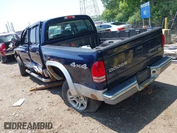 ✅ 2004 Dodge Dakota SLT • VIN: 1D7HG48N94S643579 • Lot: 42457885. Listed on IAAI with 165,445 mi. Free auction sales archive from the USA and detailed vehicle history report at DreamBid. Image 3.