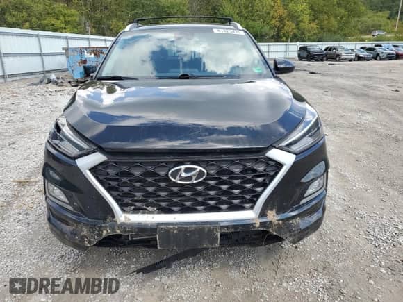 2021 Hyundai Tucson Limited with VIN KM8J3CAL4MU325699, listed as a Copart auction lot 81825415 with 104,194 mi miles and Salvage title. Bid and sale history available at DreamBid. Image 5.