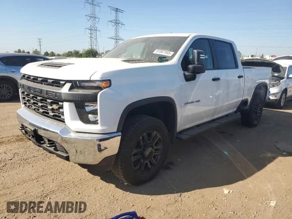✅ 2023 Chevrolet Silverado 2500HD Work Truck • VIN: 2GC4YLE7XP1705646 • Лот: 81867955. Опубликован ранее на Copart с пробегом 27 185 миль. Бесплатный доступ к архиву аукционных продаж из США и подробный отчёт об истории автомобиля на DreamBid. Изображение 1.