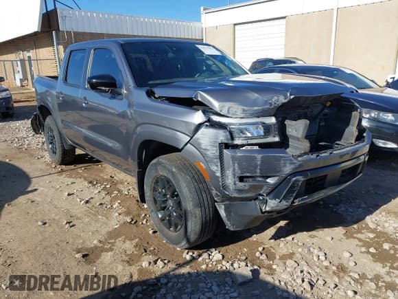 ✅ 2023 Nissan Frontier SV • VIN: 1N6ED1EK4PN607474 • Lot: 41077553. Listed on IAAI with 23,383 mi. Free auction sales archive from the USA and detailed vehicle history report at DreamBid. Image 1.