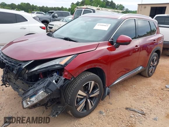 ✅ 2022 Nissan Rogue SL • VIN: 5N1BT3CA7NC723108 • Lot: 42189663. Listed on IAAI with 56,060 mi. Free auction sales archive from the USA and detailed vehicle history report at DreamBid. Image 2.