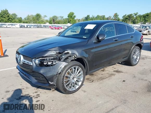 ✅ 2021 Mercedes-Benz GLC 300 • VIN: W1N0J8EB4MF888060 • Lot: 43012353. Listed on IAAI with 27,056 mi. Free auction sales archive from the USA and detailed vehicle history report at DreamBid. Image 2.