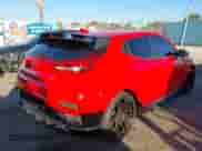 2022 Hyundai Veloster with VIN KMHT36AH3NU013929, listed as a IAAI auction lot 41626136 with 20,117 mi miles and . Bid and sale history available at DreamBid. Image 4.