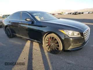 2016 Hyundai Genesis 3.8L z VIN KMHGN4JEXGU119013, wystawiony jako Copart lot #76610294 z przebiegiem 171 819 mil mil oraz Czysty tytuł • Clean title. Historia ofert i sprzedaży dostępna na DreamBid. Obrazek 4.