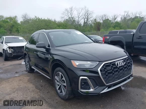 ✅ 2024 Audi Q5 S line Premium • VIN: WA1GAAFY0R2145033 • Лот: 41817546. Опубликован ранее на IAAI с пробегом 1 277 миль. Бесплатный доступ к архиву аукционных продаж из США и подробный отчёт об истории автомобиля на DreamBid. Изображение 1.