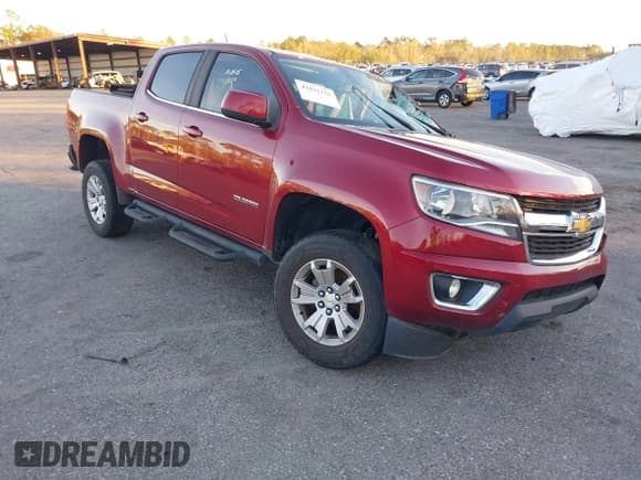 ✅ 2019 Chevrolet Colorado 2WD LT • VIN: 1GCGSCEN8K1345899 • Lot: 43831126. Listed on IAAI with 51,736 mi. Free auction sales archive from the USA and detailed vehicle history report at DreamBid. Image 1.
