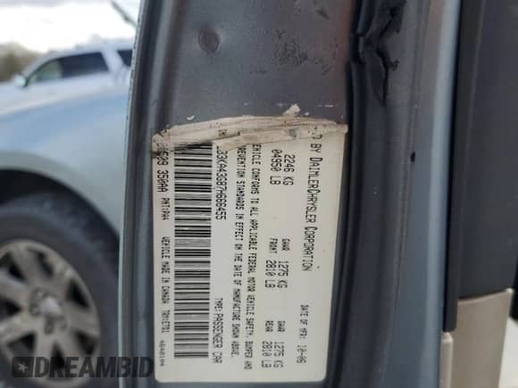 2007 Dodge Charger с VIN 2B3KA43G87H666455, выставлен на аукционе Copart как лот 47282105 с пробегом 312 094 миль миль и Списание • Salvage title. История ставок и продаж доступна на DreamBid. Изображение 12.