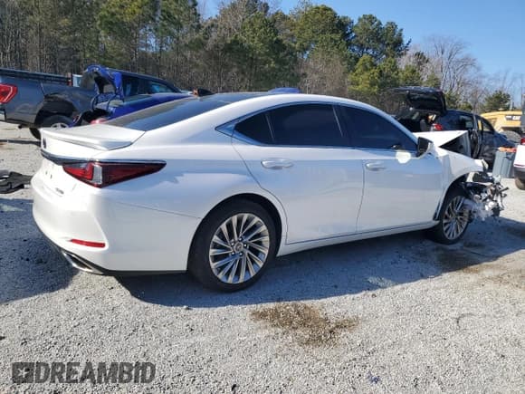 ✅ 2022 Lexus ES 350 Ultra Luxury • VIN: 58AFZ1B17NU121978 • Lot: 87609365. Listed on Copart with Not provided. Free auction sales archive from the USA and detailed vehicle history report at DreamBid. Image 3.