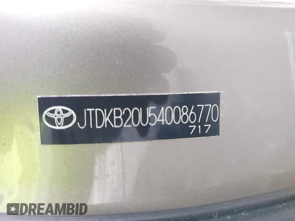 ✅ 2004 Toyota Prius • VIN: JTDKB20U540086770 • Лот: 43407750. Опубликован ранее на IAAI с пробегом 31 376 миль. Бесплатный доступ к архиву аукционных продаж из США и подробный отчёт об истории автомобиля на DreamBid. Изображение 17.
