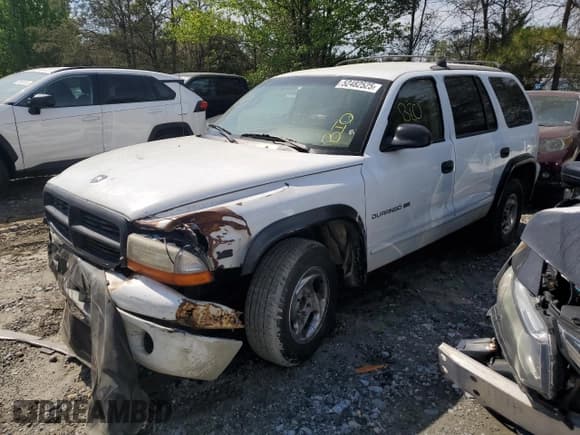 ✅ 1999 Dodge Durango • VIN: 1B4HR28Y0XF544369 • Lot: 52482525. Wystawiony na Copart z przebiegiem 232 180 mil. Bezpłatny archiwum sprzedaży aukcyjnych z USA i szczegółowy raport historii pojazdu na DreamBid. Zdjęcie 1.
