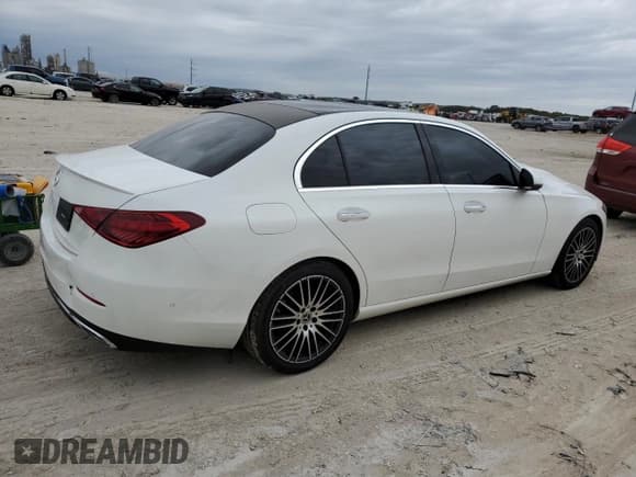 ✅ 2022 Mercedes-Benz C 300 • VIN: W1KAF4GBXNR058854 • Lot: 71638695. Listed on Copart with 11,305 mi. Free auction sales archive from the USA and detailed vehicle history report at DreamBid. Image 3.