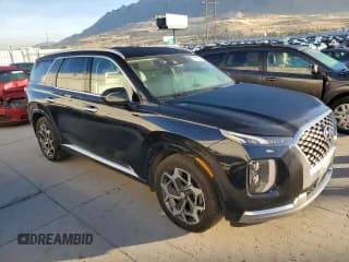 ✅ 2021 Hyundai Palisade Calligraphy • VIN: KM8R7DHE2MU293954 • Лот: 77094524. Опубликован ранее на Copart с пробегом 63 772 миль. Бесплатный доступ к архиву аукционных продаж из США и подробный отчёт об истории автомобиля на DreamBid. Изображение 4.
