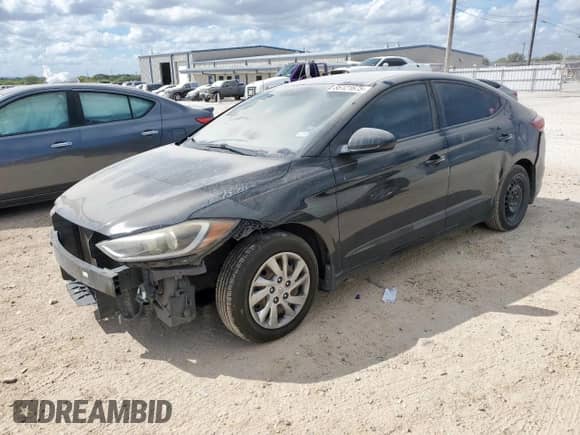 2017 Hyundai Elantra SE with VIN KMHD74LF0HU311447, listed as a Copart auction lot 85121675 with Not provided miles and Salvage title. Bid and sale history available at DreamBid. Image 1.