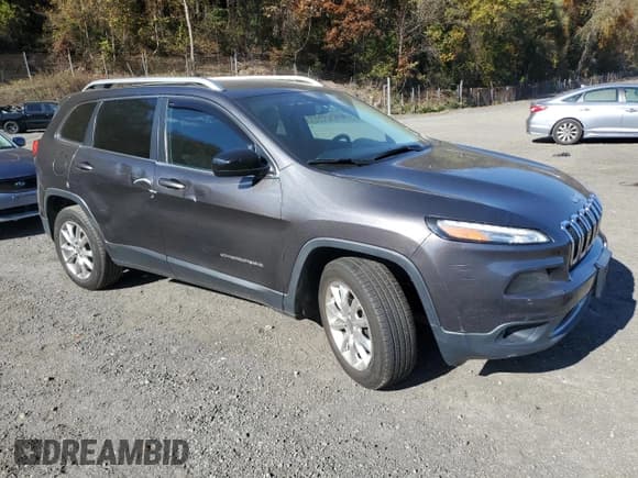 ✅ 2014 Jeep Cherokee Limited • VIN: 1C4PJMDB1EW309835 • Lot: 89834825. Listed on Copart with 118,960 mi. Free auction sales archive from the USA and detailed vehicle history report at DreamBid. Image 4.