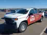 ✅ 2021 Chevrolet Silverado 1500 Work Truck • VIN: 1GCRWAEF0MZ121847 • Lot: 43165918. Listed on IAAI with 88,325 mi. Free auction sales archive from the USA and detailed vehicle history report at DreamBid. Image 2.