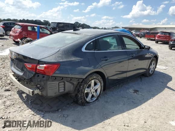 2020 Chevrolet Malibu LS with VIN 1G1ZB5STXLF127807, listed as a Copart auction lot 81125915 with 151,770 mi miles and Salvage title. Bid and sale history available at DreamBid. Image 3.