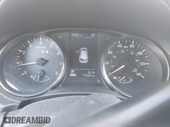 ✅ 2021 Nissan Rogue S • VIN: JN1BJ1AW2MW437020 • Lot: 42954356. Listed on IAAI with 71,259 mi. Free auction sales archive from the USA and detailed vehicle history report at DreamBid. Image 7.