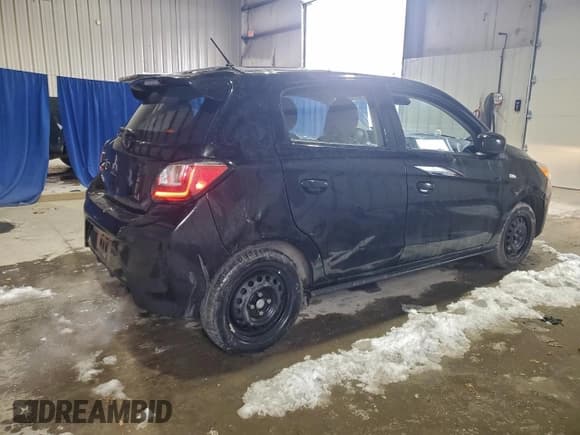 ✅ 2024 Mitsubishi Mirage ES • VIN: ML32AUHJ7RH011511 • Лот: 95480785. Опубликован ранее на Copart с пробегом 23 010 миль. Бесплатный доступ к архиву аукционных продаж из США и подробный отчёт об истории автомобиля на DreamBid. Изображение 3.