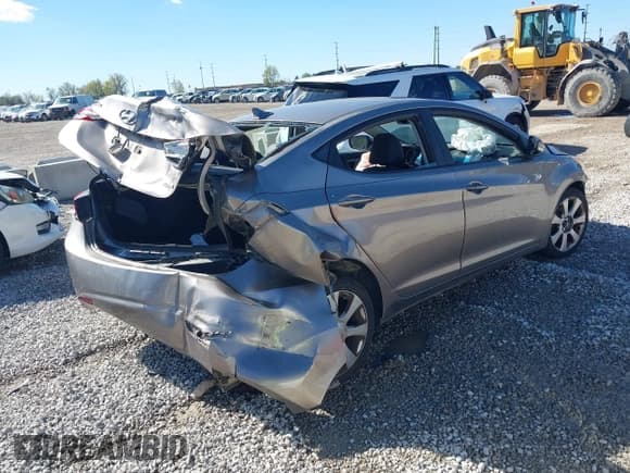 ✅ 2012 Hyundai Elantra GLS • VIN: 5NPDH4AE8CH109681 • Lot: 43493963. Listed on IAAI with 163,631 mi. Free auction sales archive from the USA and detailed vehicle history report at DreamBid. Image 4.