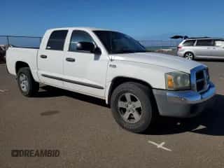 2005 Dodge Dakota SLT z VIN 1D7HE48N05S112861, wystawiony jako Copart lot #76417804 z przebiegiem 165 870 mil mil oraz Szkoda całkowita • Salvage title. Historia ofert i sprzedaży dostępna na DreamBid. Obrazek 4.