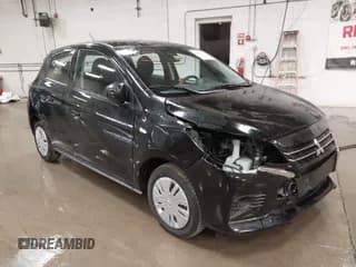 ✅ 2024 Mitsubishi Mirage ES • VIN: ML32AUHJ4RH038584 • Lot: 42930530. Listed on IAAI with 26,498 mi. Free auction sales archive from the USA and detailed vehicle history report at DreamBid. Image 1.