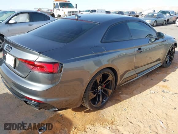 ✅ 2019 Audi RS 5 • VIN: WUAPWAF56KA903873 • Lot: 42281923. Listed on IAAI with 32,890 mi. Free auction sales archive from the USA and detailed vehicle history report at DreamBid. Image 4.
