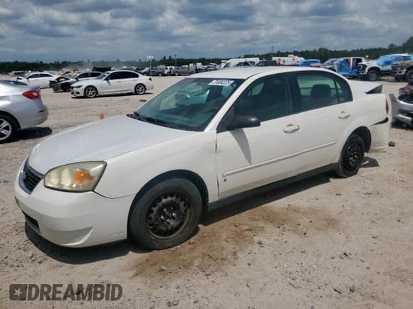 2007 Chevrolet Malibu LS with VIN 1G1ZS58NX7F283604, listed as a Copart auction lot 71004225 with 167,740 mi miles and Salvage title. Bid and sale history available at DreamBid. Image 1.