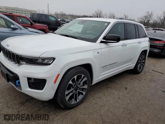 ✅ 2022 Jeep Grand Cherokee Overland • VIN: 1C4RJYD68N8759747 • Lot: 81474773. Listed on Copart with 12,506 mi. Free auction sales archive from the USA and detailed vehicle history report at DreamBid. Image 1.