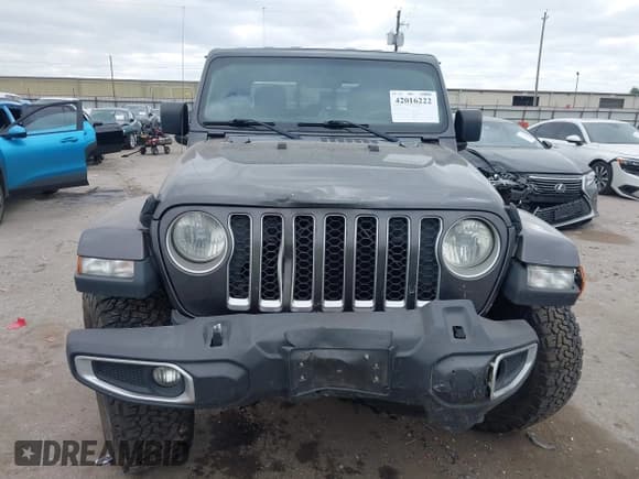✅ 2020 Jeep Gladiator Overland • VIN: 1C6HJTFG8LL166086 • Lot: 42016222. Listed on IAAI with 102,232 mi. Free auction sales archive from the USA and detailed vehicle history report at DreamBid. Image 12.