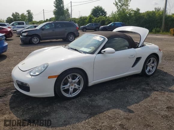 ✅ 2005 Porsche Boxster • VIN: WP0CA29895U713039 • Лот: 67250124. Опубликован ранее на Copart с пробегом 56 735 миль. Бесплатный доступ к архиву аукционных продаж из США и подробный отчёт об истории автомобиля на DreamBid. Изображение 1.