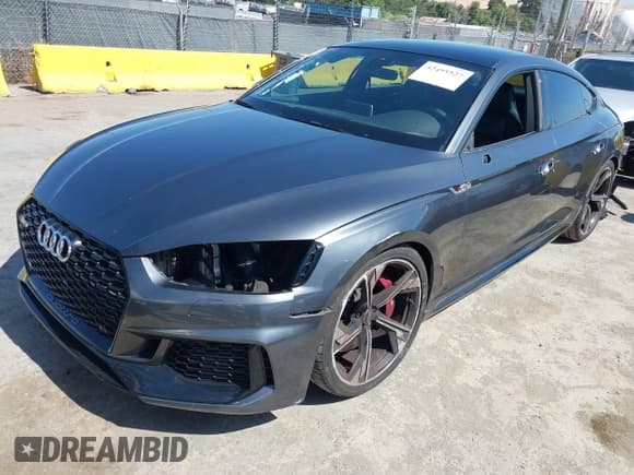 ✅ 2019 Audi RS 5 Sportback • VIN: WUABWCF56KA905421 • Lot: 42495527. Listed on IAAI with 61,778 mi. Free auction sales archive from the USA and detailed vehicle history report at DreamBid. Image 2.