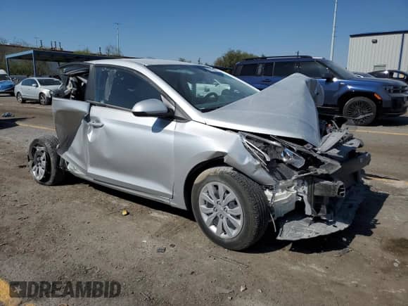 2020 Hyundai Accent SE with VIN 3KPC24A67LE101565, listed as a Copart auction lot 69148815 with 14,941 mi miles and Salvage title. Bid and sale history available at DreamBid. Image 4.