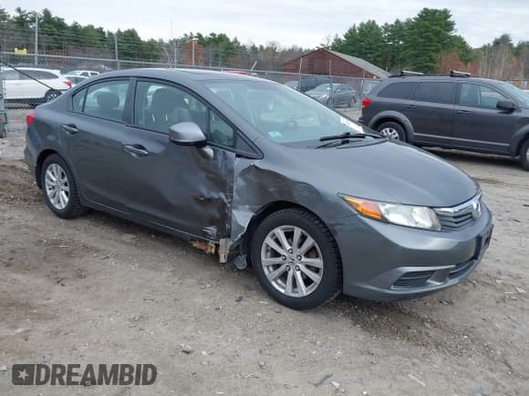 ✅ 2012 Honda Civic EX-L • VIN: 2HGFB2F9XCH549650 • Лот: 43623595. Опубликован ранее на IAAI с пробегом 159 672 миль. Бесплатный доступ к архиву аукционных продаж из США и подробный отчёт об истории автомобиля на DreamBid. Изображение 1.