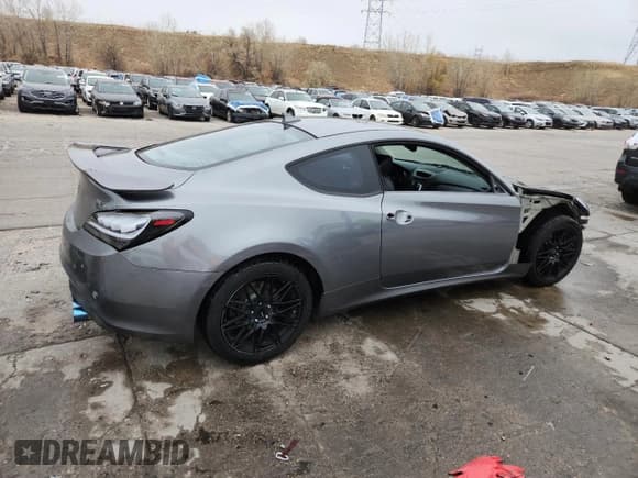 ✅ 2010 Hyundai Genesis Coupe Track • VIN: KMHHU6KH9AU021982 • Lot: 93045555. Listed on Copart with Not provided. Free auction sales archive from the USA and detailed vehicle history report at DreamBid. Image 3.