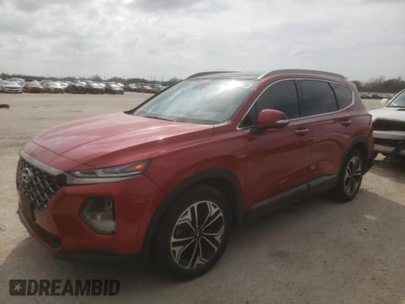 ✅ 2020 Hyundai Santa Fe Limited • VIN: 5NMS53AA7LH215687 • Lot: 42133574. Wystawiony na Copart z przebiegiem 52 750 mil. Bezpłatny archiwum sprzedaży aukcyjnych z USA i szczegółowy raport historii pojazdu na DreamBid. Zdjęcie 1.