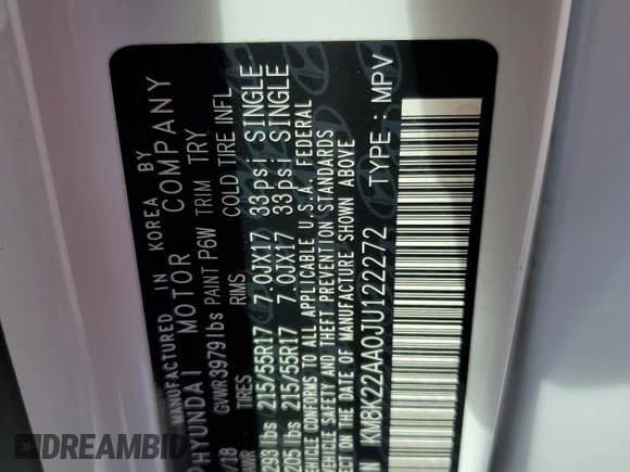 ✅ 2018 Hyundai Kona SEL • VIN: KM8K22AA0JU122272 • Лот: 73754573. Опубликован ранее на Copart с пробегом 68 264 миль. Бесплатный доступ к архиву аукционных продаж из США и подробный отчёт об истории автомобиля на DreamBid. Изображение 14.