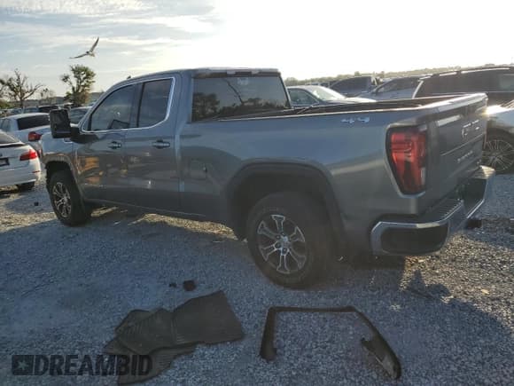 ✅ 2021 GMC Sierra 1500 SLE • VIN: 1GTV9BED7MZ345482 • Лот: 62396485. Опубликован ранее на Copart с пробегом 43 501 миль. Бесплатный доступ к архиву аукционных продаж из США и подробный отчёт об истории автомобиля на DreamBid. Изображение 2.