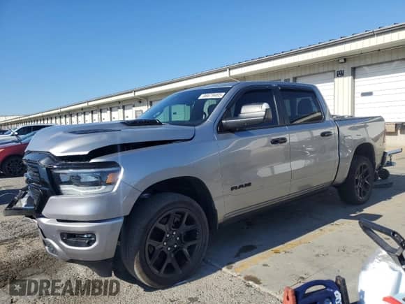 2023 Ram 1500 Laramie with VIN 1C6SRFJT4PN611275, listed as a Copart auction lot 86679465 with 43,003 mi miles and Salvage title. Bid and sale history available at DreamBid. Image 1.