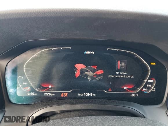 ✅ 2021 BMW M4 Competition • VIN: WBS33AZ05MCH43508 • Lot: 66529012. Listed on Copart with 10,849 mi. Free auction sales archive from the USA and detailed vehicle history report at DreamBid. Image 8.