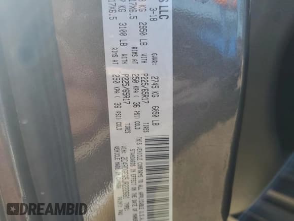 ✅ 2018 Dodge Grand Caravan GT • VIN: 2C4RDGEG5JR222681 • Лот: 71052085. Опубликован ранее на Copart с пробегом 153 394 миль. Бесплатный доступ к архиву аукционных продаж из США и подробный отчёт об истории автомобиля на DreamBid. Изображение 13.