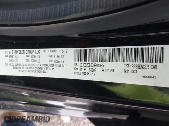 ✅ 2012 Dodge Avenger SXT • VIN: 1C3CDZCB2CN201395 • Lot: 43611043. Wystawiony na IAAI z przebiegiem 134 398 mil. Bezpłatny archiwum sprzedaży aukcyjnych z USA i szczegółowy raport historii pojazdu na DreamBid. Zdjęcie 9.