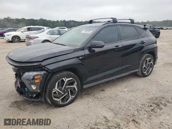 ✅ 2025 Hyundai Kona N Line S • VIN: KM8HB3A36SU186724 • Lot: 81016815. Listed on Copart with 14,817 mi. Free auction sales archive from the USA and detailed vehicle history report at DreamBid. Image 1.