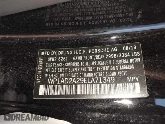 ✅ 2014 Porsche Cayenne GTS • VIN: WP1AD2A29ELA71349 • Lot: 41739741. Wystawiony na IAAI z przebiegiem 64 969 mil. Bezpłatny archiwum sprzedaży aukcyjnych z USA i szczegółowy raport historii pojazdu na DreamBid. Zdjęcie 9.