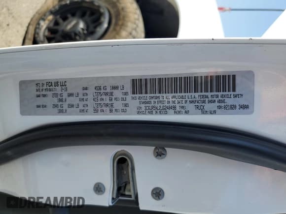 ✅ 2018 Ram 2500 Laramie • VIN: 3C6UR5NL2JG240498 • Лот: 81719715. Опубликован ранее на Copart с пробегом 75 092 миль. Бесплатный доступ к архиву аукционных продаж из США и подробный отчёт об истории автомобиля на DreamBid. Изображение 12.