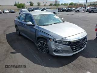 2021 Honda Accord with VIN 1HGCV3F12MA018405, listed as a IAAI auction lot 43368100 with 94,830 mi miles and . Bid and sale history available at DreamBid. Image 1.