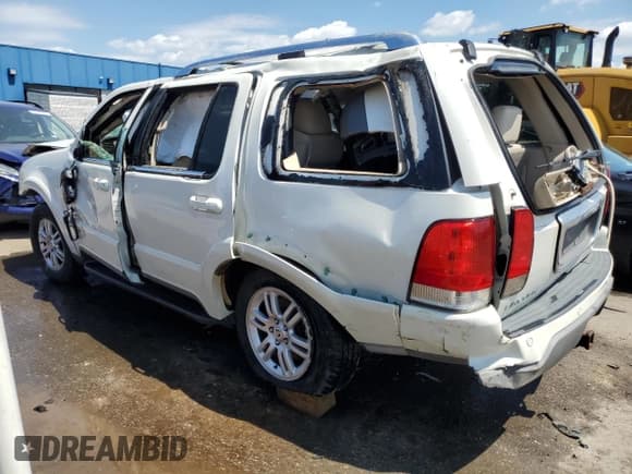 ✅ 2004 Lincoln Aviator Luxury • VIN: 5LMEU88H74ZJ37367 • Lot: 63462465. Listed on Copart with Not provided. Free auction sales archive from the USA and detailed vehicle history report at DreamBid. Image 2.