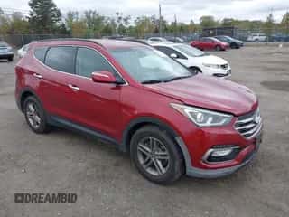 2017 Hyundai Santa Fe 2.4L z VIN 5XYZUDLB2HG385082, wystawiony jako IAAI lot #43416115 z przebiegiem Nie podano mil oraz . Historia ofert i sprzedaży dostępna na DreamBid. Obrazek 1.