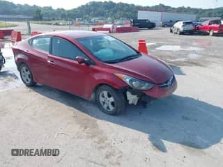 2012 Hyundai Elantra GLS with VIN KMHDH4AE6CU414601, listed as a IAAI auction lot 42969680 with 221,592 mi miles and . Bid and sale history available at DreamBid. Image 1.